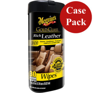 Meguiar's Gold Class™ Rich Leather Cleaner & Conditioner Wipes *Case of 6*