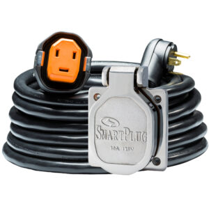 SmartPlug RV Kit 30 AMP Dual Configuration Cordset & Stainless Steel Inlet Combo – 30'