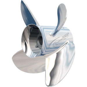 Turning Point Express® Mach4™ – Left Hand – Stainless Steel Propeller – EX-1513-4L – 4-Blade – 15.3″ x 13 Pitch