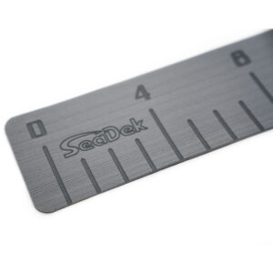 SeaDek 36″ Fish Ruler – Storm Grey w/SeaDek Logo