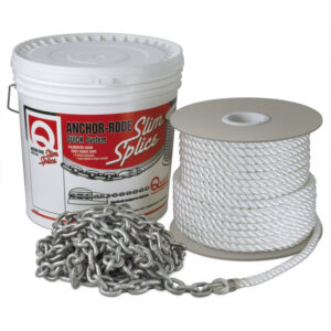 Quick Anchor Rode 20' – 7mm Chain – 100' – 1/2″ 3 Plait Rope
