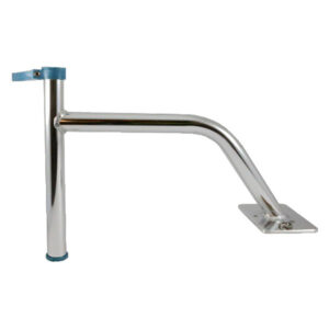 Panther 6″ Quick Release King Pin Bow Mount Bracket – Clear – Anodized