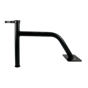 Panther 6″ Quick Release King Pin Bow Mount Bracket – Black – Powder Coat