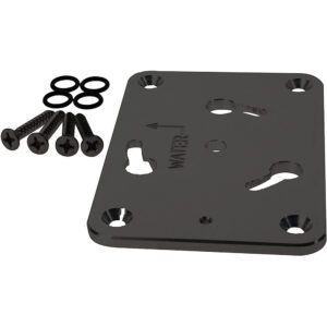 Panther Spare Bow Mount Base Kit f/ King Pin – Black – Powder Coat