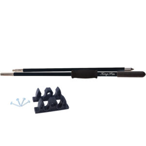 Panther 10' King Pin Anchor Pole – 2-Piece – Black