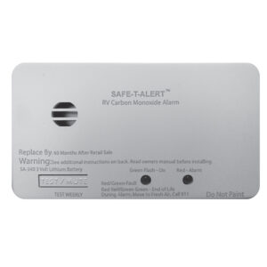 Safe-T-Alert SA-340 White RV Battery Powered CO Detector – Rectangle