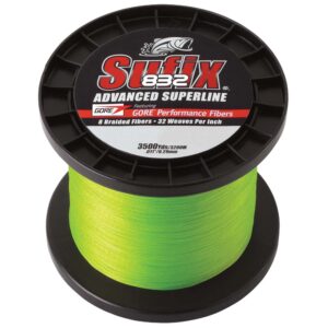 Sufix 832® Advanced Superline® Braid – 10lb – Neon Green – 3500 yds