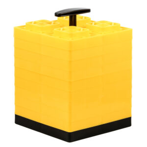 Camco FasTen Leveling Blocks w/T-Handle – 2×2 – Yellow *10-Pack