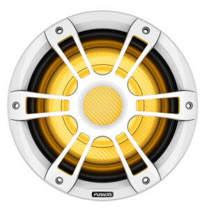 Fusion Signature Series 3i 12″ CRGBW Sports Subwoofer – White