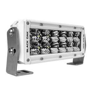 Black Oak Pro Series 3.0 Double Row 6″ LED Light Bar – Combo Optics – White Housing