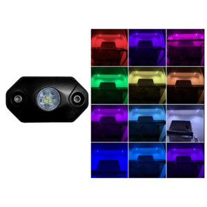 Black Oak Rock Accent Light – RGB – Black Housing