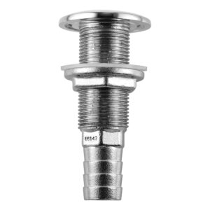 Attwood Stainless Steel Thru-Hull Standard Straight Barbed – 3/4″ Inner Diameter