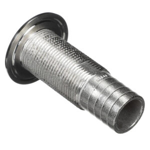 Attwood Stainless Steel Thru-Hull Standard Straight Barbed – 1-1/8″ Inner Diameter