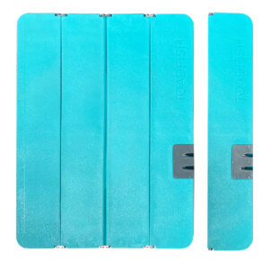 Toadfish XL Stowaway Folding Cutting Board w/Built-In Knife Sharpener – Teal