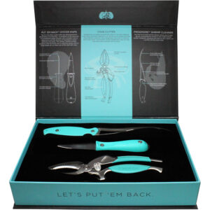 Toadfish Coastal Kitchen Collection – Oyster Knife, Shrimp Cleaner & Crab Cutter