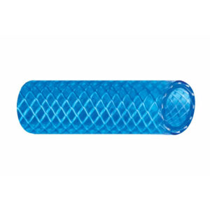 Trident Marine 1/2″ x 50' Boxed Reinforced PVC (FDA) Cold Water Feed Line Hose – Drinking Water Safe – Translucent Blue