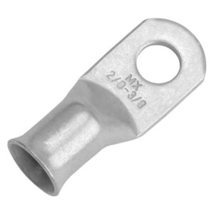 Pacer Tinned Lug 2/0 AWG – 3/8″ Stud Size – 2 Pack