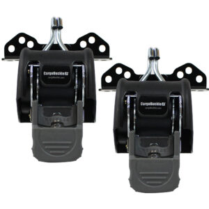 CargoBuckle Universal Ladder Rack Tie-Down System – 2″ Retractable Tie-Down – 1 Pair