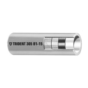 Trident Marine 5/16″ Barrier Lined B1-15 EPA Compliant Outboard Fuel Line Hose – Gray – Sold by the Foot