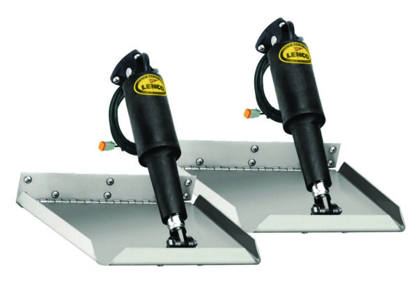 Lenco 12inx18in Edge Mount Trim Tab Kit 12v Requires Switch