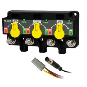Egis Triple XD – NMEA 2000 – Relay/ACR/Relay w/Knobs – 12 Position DT