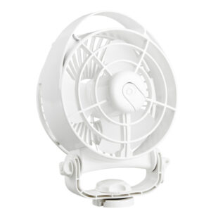 Caframo Bora II 12 – 24V – 3-Speed – 6″ Marine Fan – White
