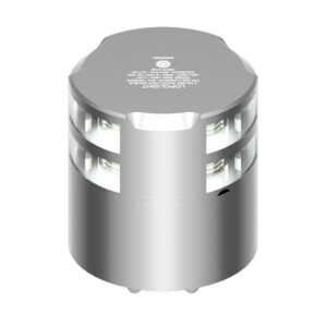 Lopolight 360° Double-Stacked 3nm Masthead Light – Silver Anodized