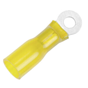 Pacer 12-10 AWG Heat Shrink Ring Terminal – #10 Stud Size – 100 Pack