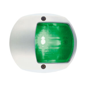 Perko LED Side Light – Green – 12V – White Plastic Housing
