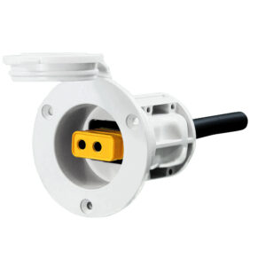 Cannon Flush Mount Power Port – White