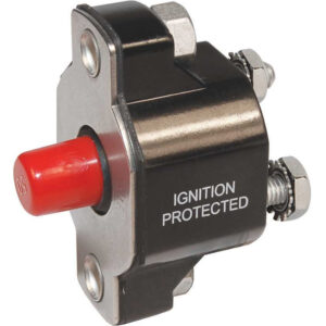 Blue Sea 2138 Medium Duty Push Button Reset-Only – 15A