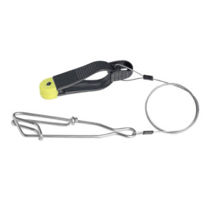 Scotty 1183 Mini Power Grip Plus – 30″ Wire Leader w/Stacking & Self-Locating Snap