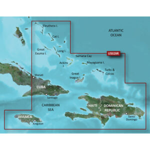Garmin BlueChart® g3 HD – HXUS029R – Southern Bahamas – microSD™/SD™