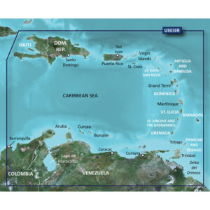 Garmin BlueChart® g3 HD – HXUS030R – Southeast Caribbean – microSD™/SD™