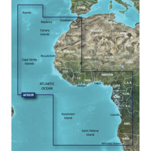 Garmin BlueChart® g3 HD – HXAF003R – Western Africa – microSD™/SD™