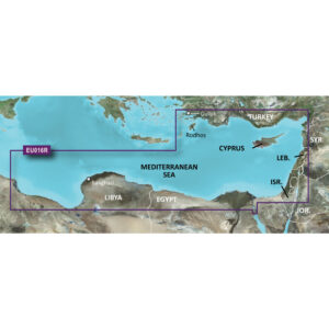 Garmin BlueChart® g3 HD – HXEU016R – Mediterranean Southeast – microSD™/SD™
