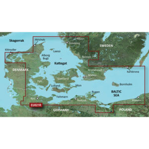 Garmin BlueChart® g3 HD – HXEU021R – Denmark East & Sweden Southeast – microSD™/SD™
