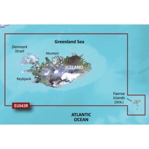 Garmin BlueChart® g3 HD – HXEU043R – Iceland & Faeroe Islands – microSD™/SD™