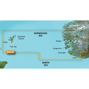 Garmin BlueChart® g3 HD – HXEU051R – Lista – Sognefjorden – microSD™/SD™
