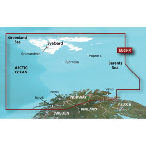 Garmin BlueChart® g3 HD – HXEU054R – Vestfjd – Svalbard – Varanger – microSD™/SD™