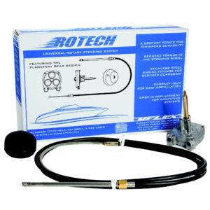 UFlex Rotech 12′ Rotary Steering Package – Cable, Bezel, Helm