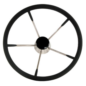 Whitecap Destroyer Steering Wheel – Black Foam – 13-1/2″ Diameter
