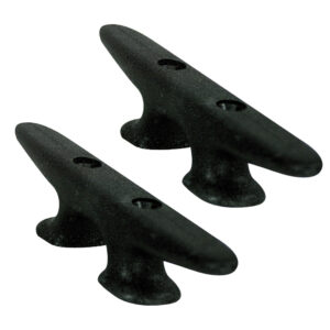 Whitecap Black Nylon Cleat 8″ Pair