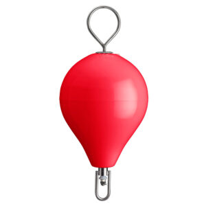 Polyform 13.5″ CM Mooring Buoy w/SS Iron – Red