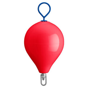 Polyform 17″ CM Mooring Buoy w/Steel Iron – Red