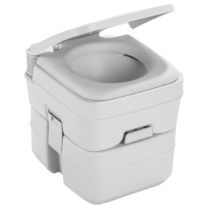 Dometic 965 MSD Portable Toilet w/Mounting Brackets – 5 Gallon – Platinum