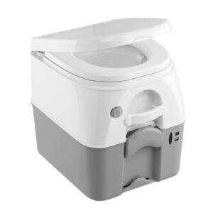 Dometic 975 MSD Portable Toilet w/Mounting Brackets – 5 Gallon – Grey