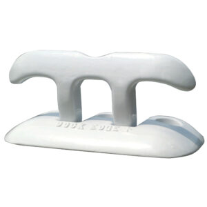 Dock Edge Flip Up Dock Cleat 8″ – White