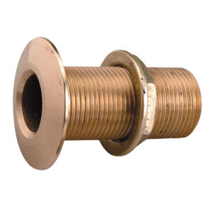 Perko 1/2″ Thru-Hull Fitting w/Pipe Thread Bronze MADE IN THE USA