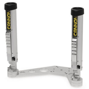 Cannon Downrigger Mount Rod Holder – Silver